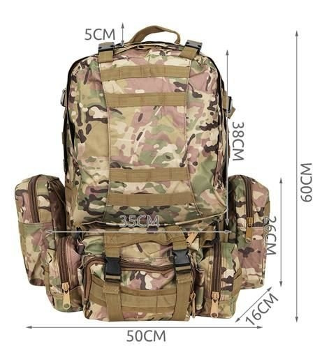 PLECAK MILITARNY 45L DUŻY SURVIVAL TAKTYCZNY 3W1 PLECAK MILITARNY 45L DUŻY SURVIVAL TAKTYCZNY 3W1