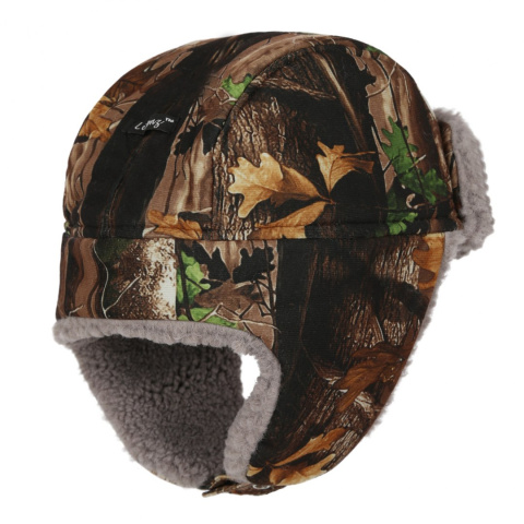 Winter Hunting Cap Long-eared, Pine Forest Camouflage Winter Hunting Cap Long-eared, Pine Forest Camouflage