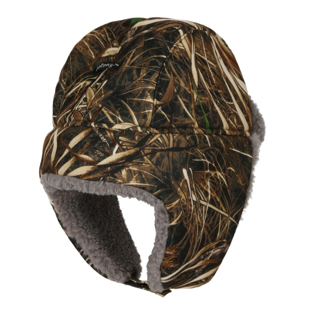 Winter hunting hat, DRY BUSH Camouflage Winter hunting hat, DRY BUSH Camouflage