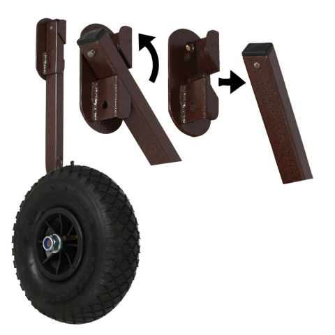 GALAT 2U slip wheels for pontoons GALAT 2U slip wheels for pontoons