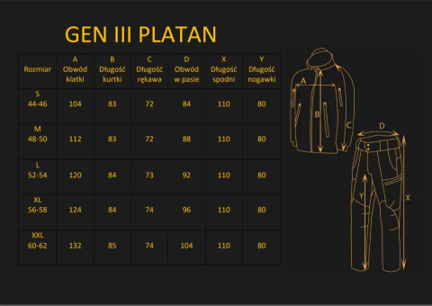 Komplet Jesienno-Zimowy CAMO-TEC Platan III Generacji Komplet Jesienno-Zimowy CAMO-TEC Platan III Generacji