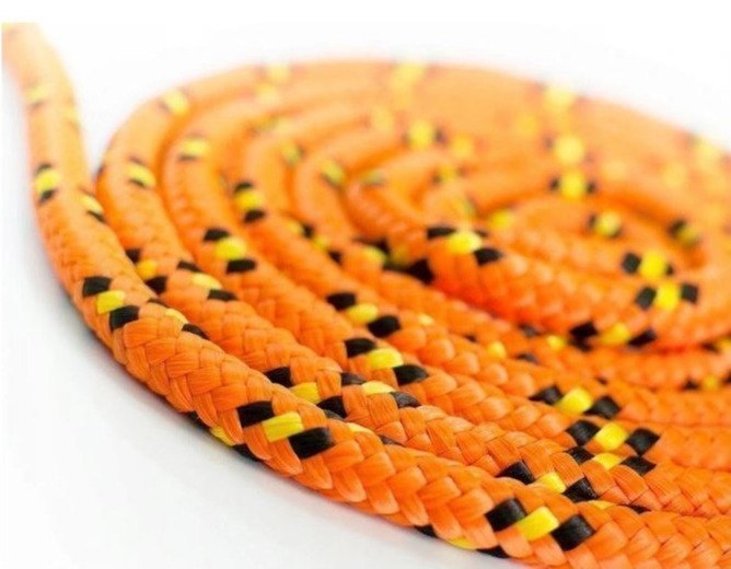 Dinghy boat orange anchor rope, strong 10mm Dinghy boat orange anchor rope, strong 10mm