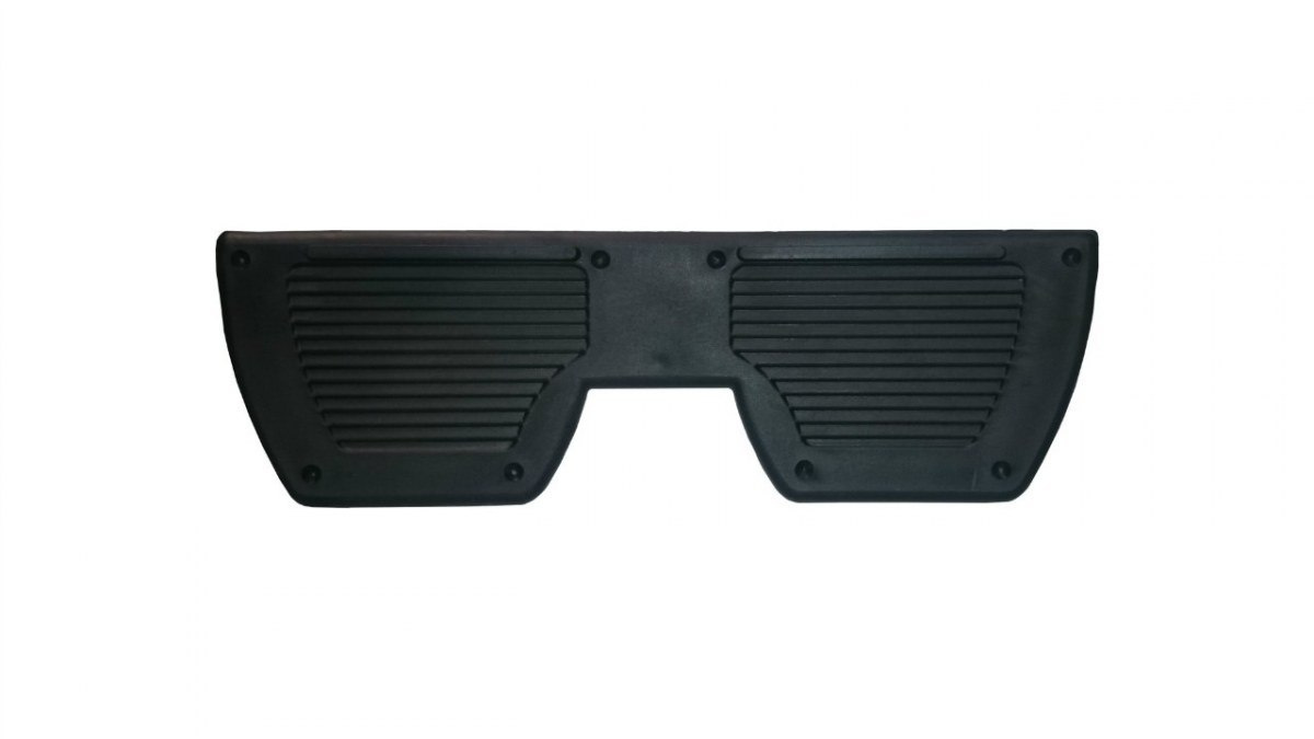 A plastic transom for an engine for a pontoon A plastic transom for an engine for a pontoon