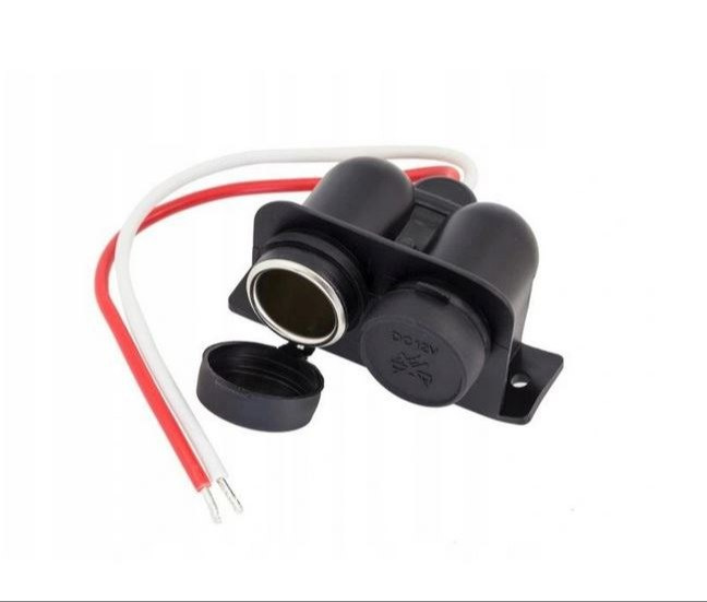 Double lighter socket hermetic divider Double lighter socket hermetic divider