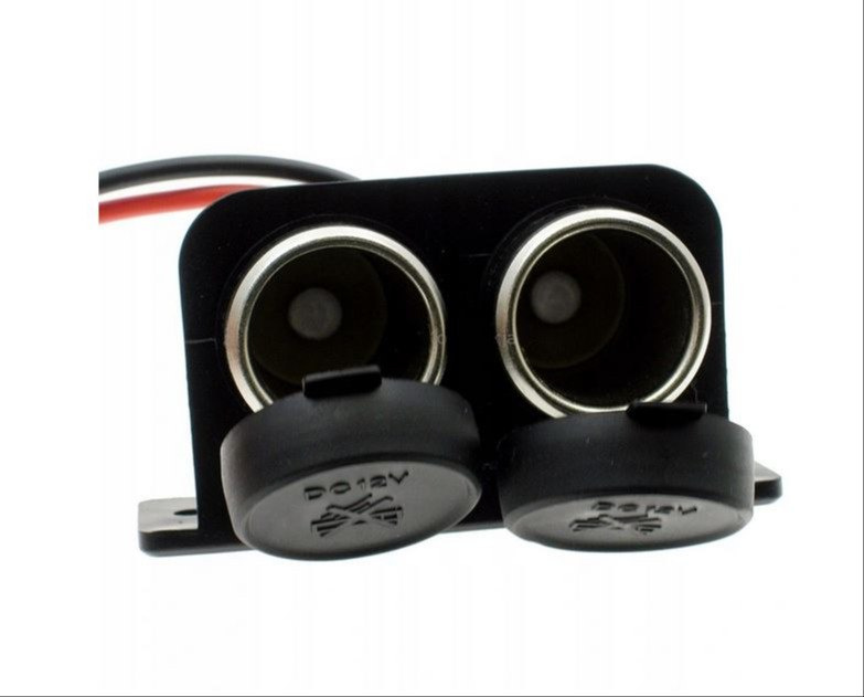 Double lighter socket hermetic divider Double lighter socket hermetic divider