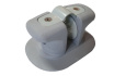 Anchor roller, rope joint with cable for pontoon or boat