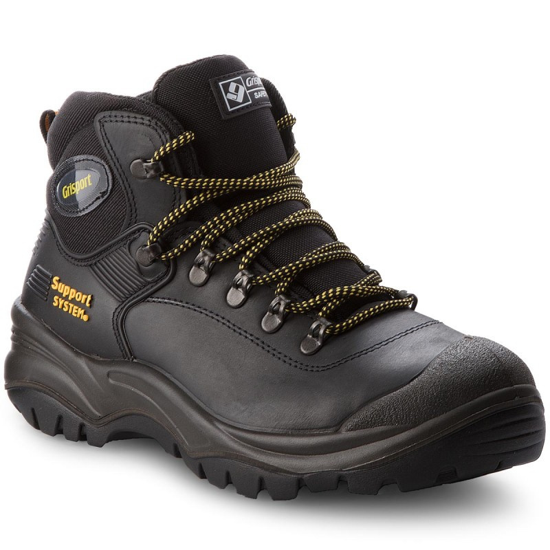 Leather Work Boots GriSport S3 HRO 703LDV16 Black