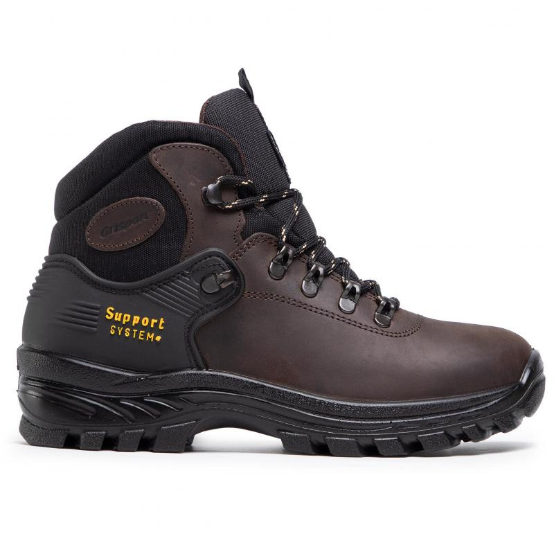 Leather Trekking Shoes Grisport Trekking 2 10242D26G Brown