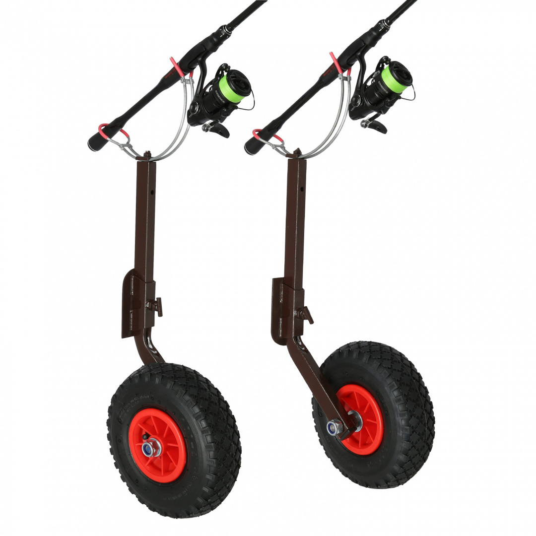Transport Slip Wheels for the Pontoon with a Rod Holder GL-3UW Transport Slip Wheels for the Pontoon with a Rod Holder GL-3UW