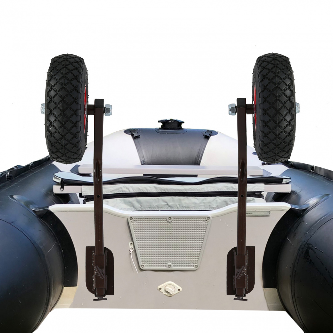 Transport Slip Wheels for the Pontoon with a Rod Holder GL-3UW Transport Slip Wheels for the Pontoon with a Rod Holder GL-3UW