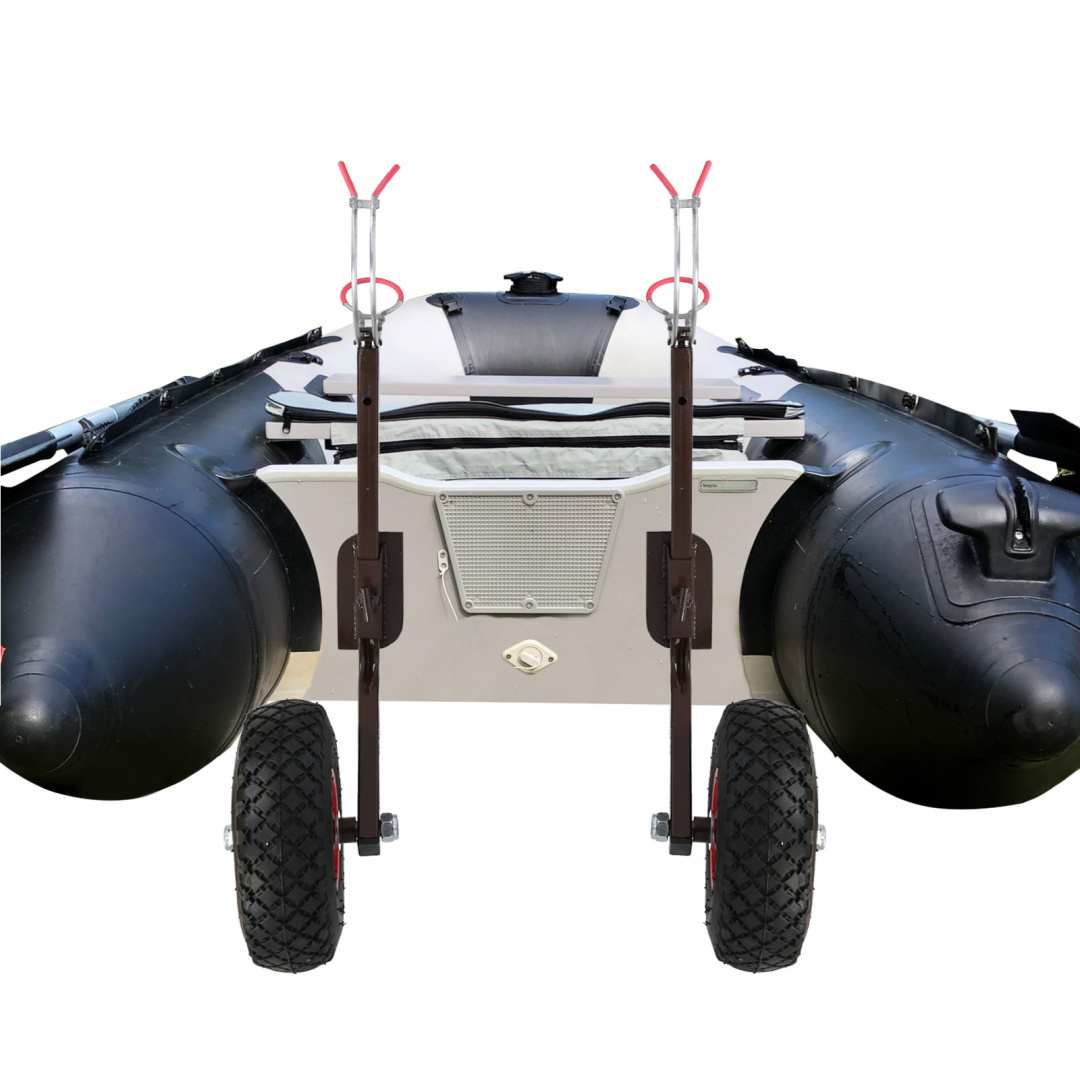 Transport Slip Wheels for the Pontoon with a Rod Holder GL-3UW Transport Slip Wheels for the Pontoon with a Rod Holder GL-3UW