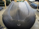 10m Șină de protecție neagră de 60 mm pentru barcă gonflabilă