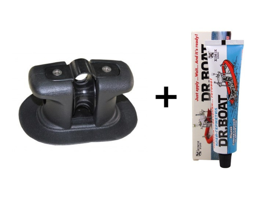 Anchor roller for the pontoon + Professional PVC 2in1 adhesive DR.BOAT
