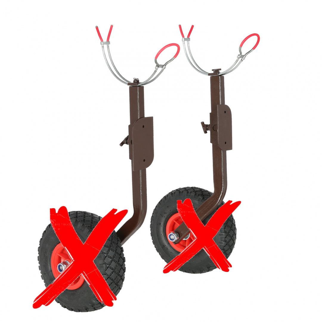 Frame of Transport Slip Wheels for inflatable Boat with Rod Holders GL-3UW Frame of Transport Slip Wheels for inflatable Boat with Rod Holders GL-3UW