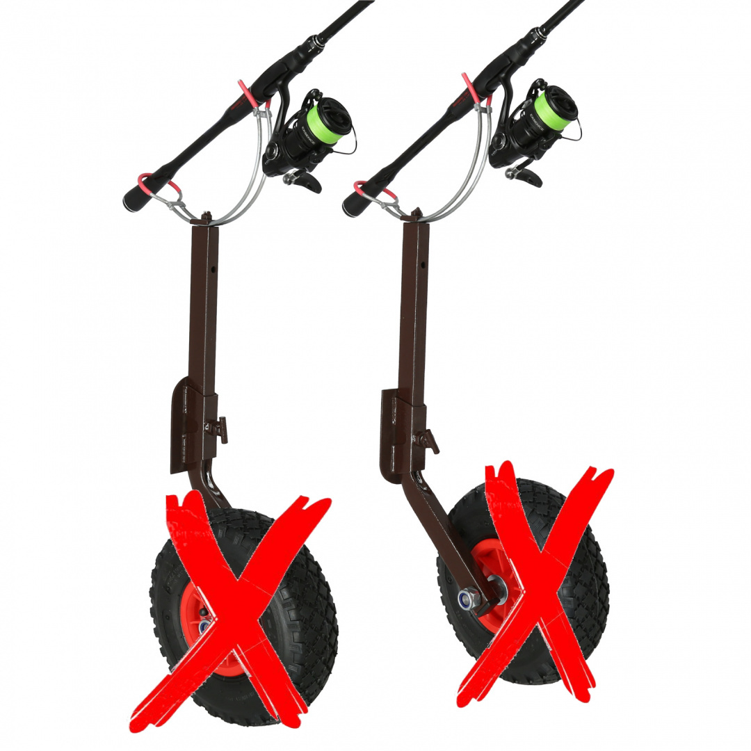 Frame of Transport Slip Wheels for inflatable Boat with Rod Holders GL-3UW Frame of Transport Slip Wheels for inflatable Boat with Rod Holders GL-3UW