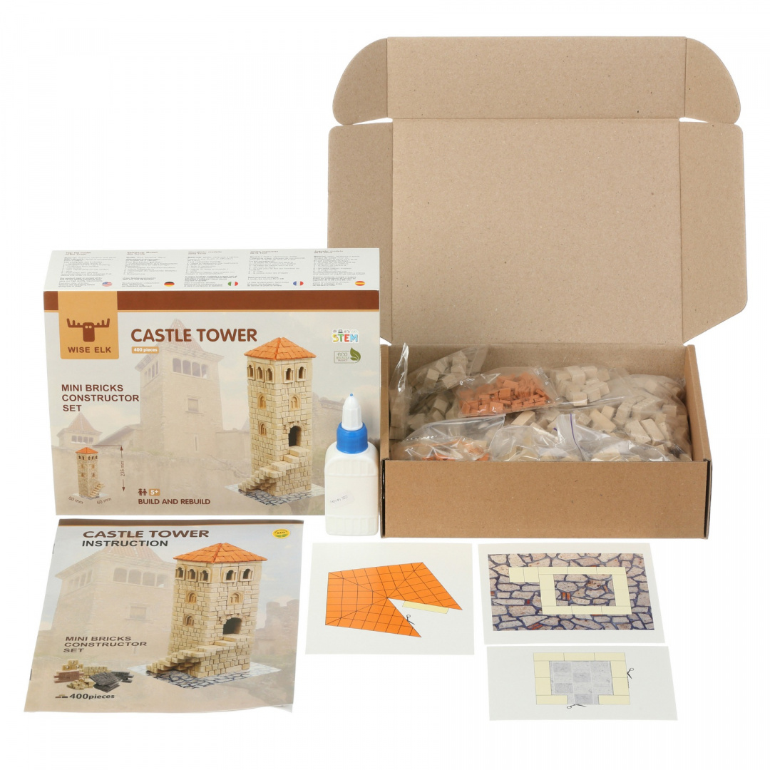 Constructor Set mini brick Castle Tower Constructor Set mini brick Castle Tower
