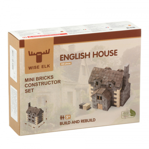 Constructor Set mini brick English House Constructor Set mini brick English House