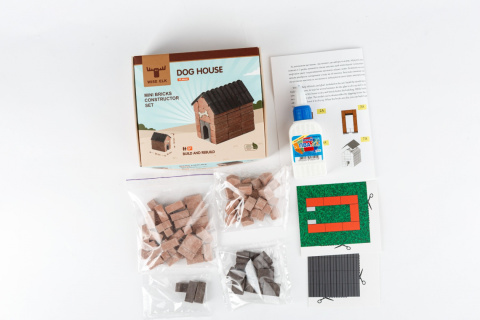 Constructor Set mini brick Dog House Constructor Set mini brick Dog House