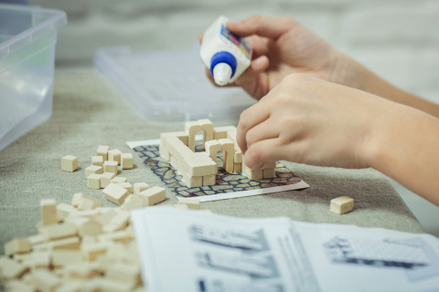 Constructor Set mini brick Dog House Constructor Set mini brick Dog House
