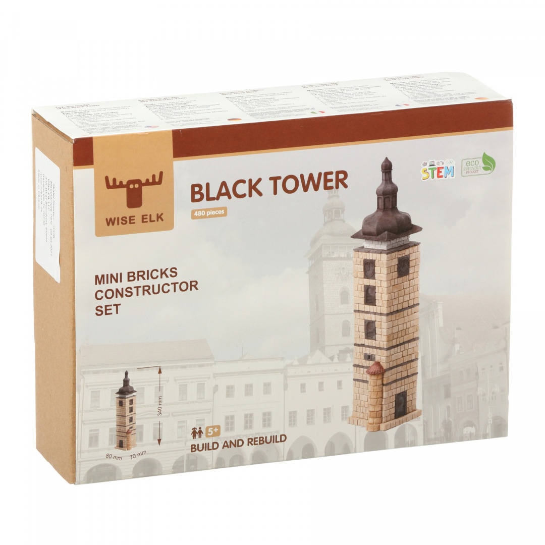 Constructor Set mini brick Black Tower Constructor Set mini brick Black Tower