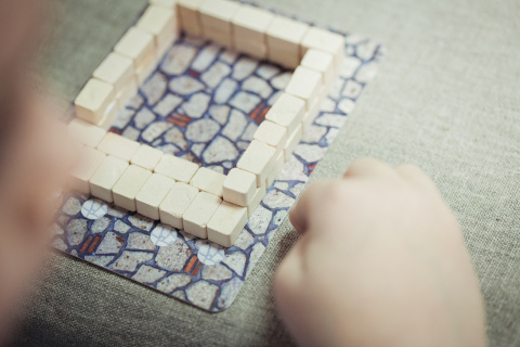 Constructor Set mini brick Red Castle Constructor Set mini brick Red Castle