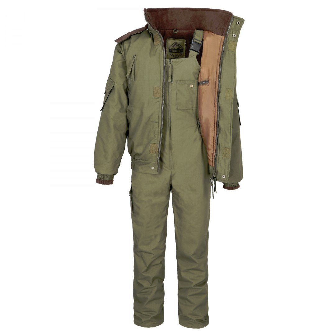 Summer and Autumn set BARS OLIVE: jacket + bib overall Rip-Stop, -1°C to 15°C Summer and Autumn set BARS OLIVE: jacket + bib overall Rip-Stop, -1°C to 15°C
