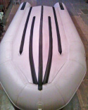 Black 120mm protective strip for inflatable boat