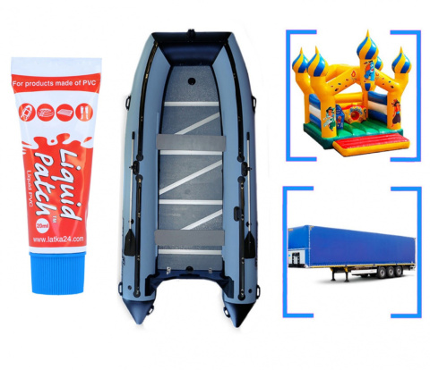 Liquid PVC Patch 20ml Tube + Reinforcing Mesh XL Liquid PVC Patch 20ml Tube + Reinforcing Mesh XL