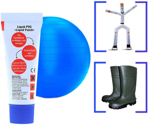 Liquid PVC Patch 20ml Tube + Reinforcing Mesh XL Liquid PVC Patch 20ml Tube + Reinforcing Mesh XL