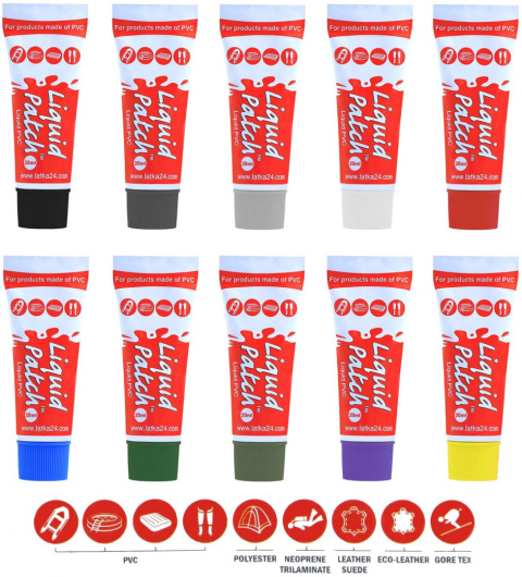 Professional PVC 2in1 adhesive DR.BOAT + Liquid Patch PVC Ulow tube 20ml + Reinforcing mesh Professional PVC 2in1 adhesive DR.BOAT + Liquid Patch PVC Ulow tube 20ml + Reinforcing mesh