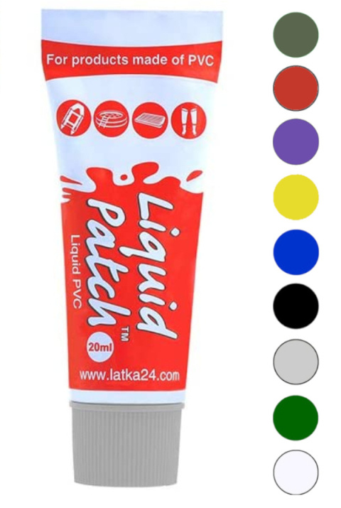 Professional PVC 2in1 adhesive DR.BOAT + Liquid Patch PVC Ulow tube 20ml + Reinforcing mesh Professional PVC 2in1 adhesive DR.BOAT + Liquid Patch PVC Ulow tube 20ml + Reinforcing mesh