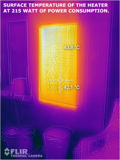 Wall Mounted Infrared TRIO MOUNTAIN RIVER Heater Heating Panel Wall Mounted Infrared TRIO MOUNTAIN RIVER Heater Heating Panel