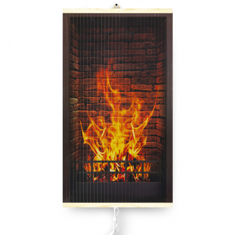 Wall Mounted Infrared TRIO FIREPLACE Heater Heating Panel