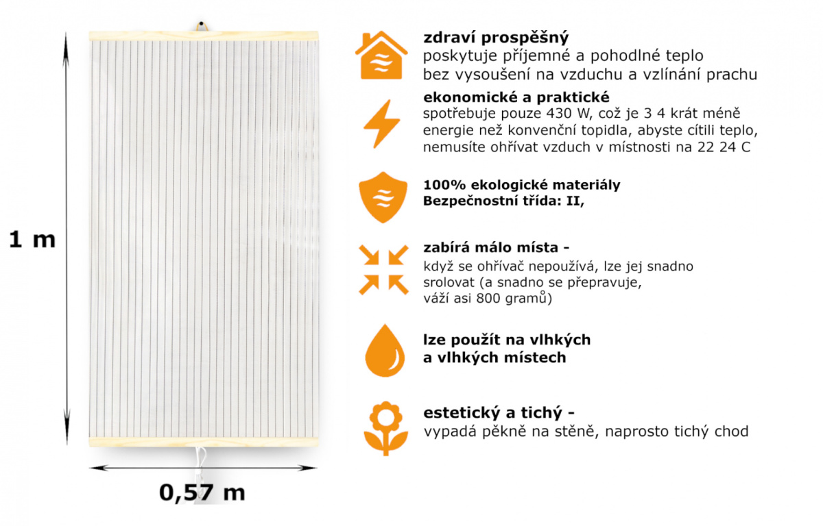 Wall Mounted Infrared TRIO TRANSPARENT Heater Heating Panel Wall Mounted Infrared TRIO TRANSPARENT Heater Heating Panel