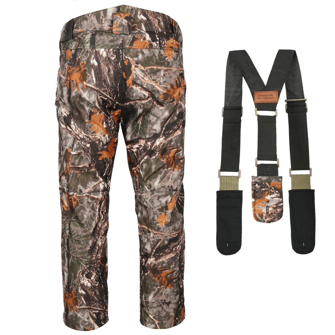 Spring and Autumn Pants BARS ORANGE OAK,with Fastened Braces, waterproof breathable , -1° C to 15° C
