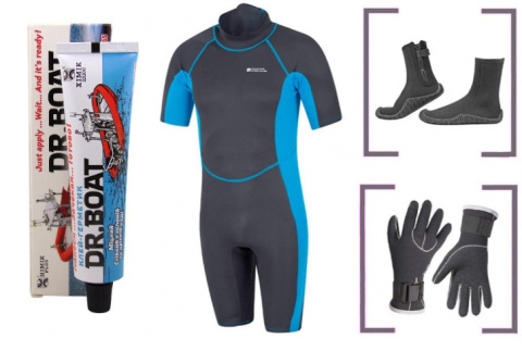 2in1 DR.BOAT adhesive 330g + 3 brushes and 2 tapes 2in1 DR.BOAT adhesive 330g + 3 brushes and 2 tapes
