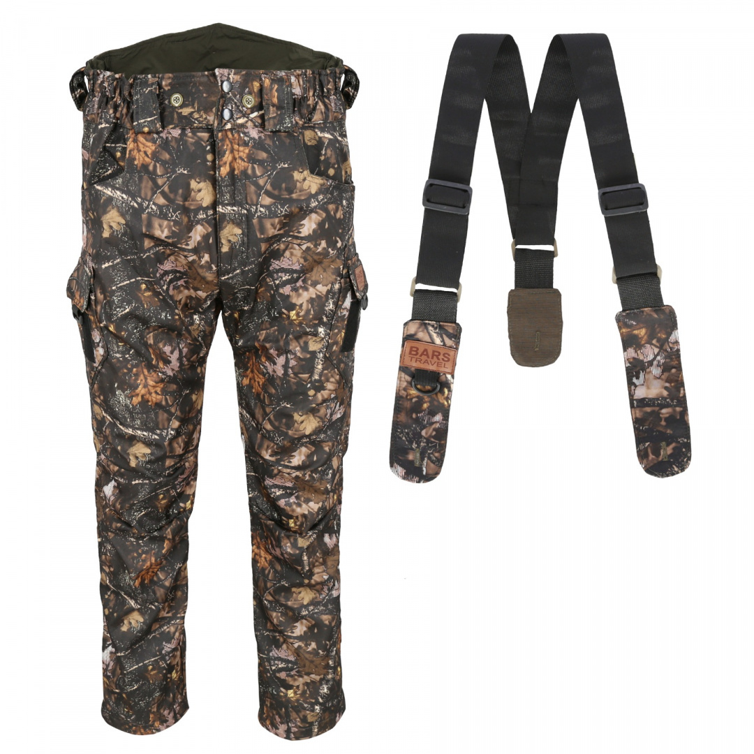 Spring and Autumn set BARS DEWSPO A DARK OAK: jacket + pants, waterproof breathable , -1° C to 15° C