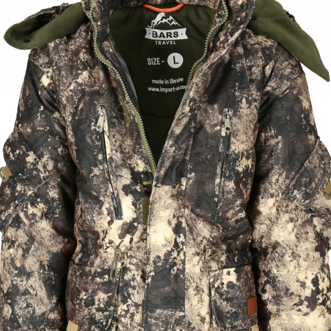 Winter set BARS LEOPARD HUNTER jacket + bib pants MEMBRANE down to -25 ° C Winter set BARS LEOPARD HUNTER jacket + bib pants MEMBRANE down to -25 ° C