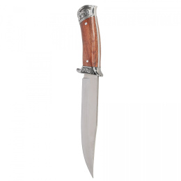 Hunting Knife Fixed Blade Ergonomic Handle Wood