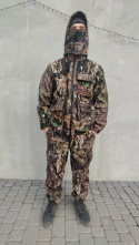 Spring Set FOREST MEMBRANE Waterproof Jacket + Pants from -3°C to 15°C.