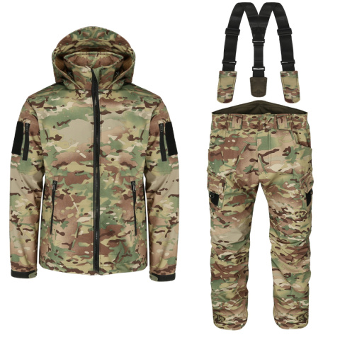 Jaro a Podzim BARS SoftShell MORO / MULTICAM, Bunda + Kalhoty -1 ° C do 15 ° C