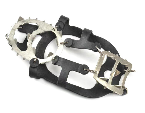 Anti-Slip Spike Boot Crampons R.39-46 Black Flexible Anti-Slip Spike Boot Crampons R.39-46 Black Flexible