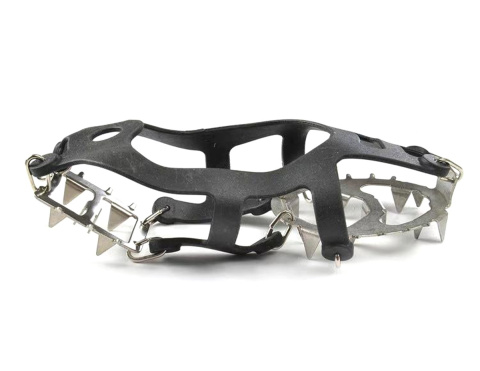 Anti-Slip Spike Boot Crampons R.39-46 Black Flexible Anti-Slip Spike Boot Crampons R.39-46 Black Flexible