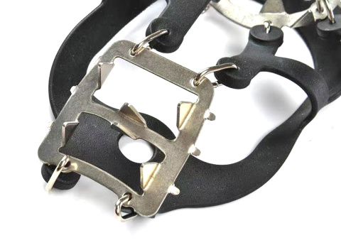 Anti-Slip Spike Boot Crampons R.39-46 Black Flexible Anti-Slip Spike Boot Crampons R.39-46 Black Flexible