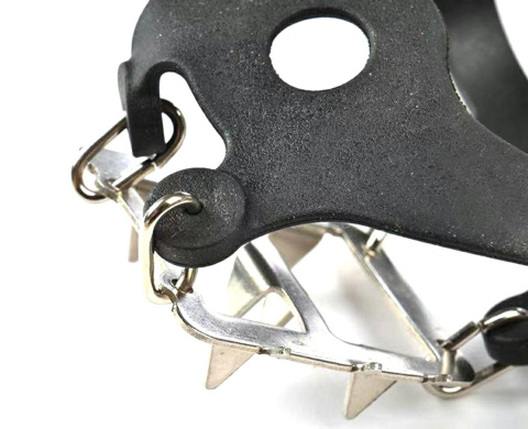 Anti-Slip Spike Boot Crampons R.39-46 Black Flexible Anti-Slip Spike Boot Crampons R.39-46 Black Flexible