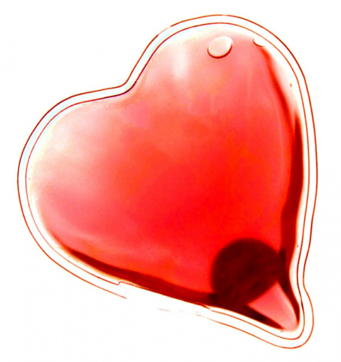 Gel Hand Warmer Heart Red